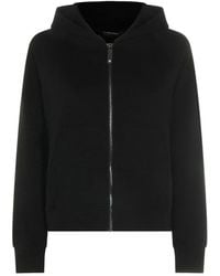 Max Mara - Logo-Embroidered Zip-Up Hoodie - Lyst