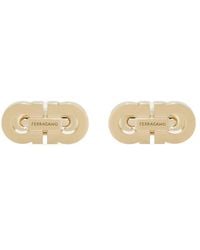 Ferragamo - Double Gancini Cufflinks - Lyst