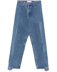 E.L.V. Denim - E. L.V. Denim Luna Panelled Straight-Leg Jeans - Lyst