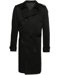 Eraldo - Twill Double-Breasted Trench Coat - Lyst