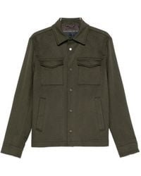 Herno - Button-Up Chest-Pocket Jacket - Lyst