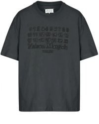 Maison Margiela - T-Shirt With Embroidered Logo - Lyst