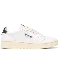 Autry - Medalist Perforated Leather Sneakers - Lyst
