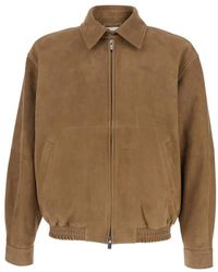 Tonywack - Goat Suede Zip Jacket - Lyst