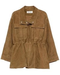 Rohe - Drawstring-Waist High-Neck Jacket - Lyst