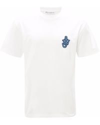 JW Anderson - Jwa Anchor Patchwork T-shirt White - Lyst