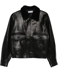 Ernest W. Baker - Flap-Pocket Leather Jacket - Lyst