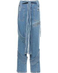 Blumarine - Low-Rise Straight-Leg Jeans - Lyst
