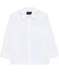 Simone Rocha - Embellished-Collar Shirt - Lyst