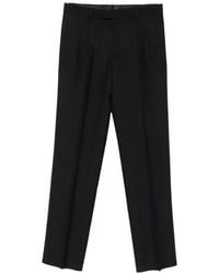 Lardini - Pinstripe-Pattern Pleated Tailored Trousers - Lyst