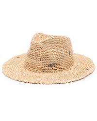 Borsalino - Australia Straw Wide-brim Hat - Lyst