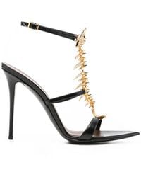 Giuseppe Zanotti - Slim 2.0 105 Crystal-Embellished Fishbone Sandals - Lyst