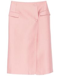 Stine Goya - Button-Fastening Pencil Midi Skirt - Lyst