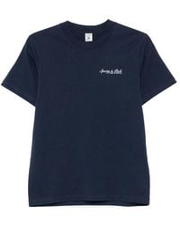 Sporty & Rich - Syracuse Logo-Print Cotton T-Shirt - Lyst