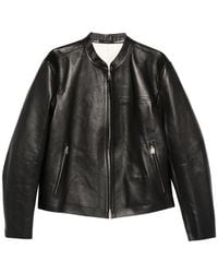 Tom Ford - Leather Zip-Up Jacket - Lyst