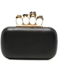 McQueen - Knuckle Clutch With Chain - Lyst