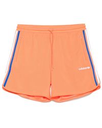 adidas Originals - Leather Shorts - Lyst