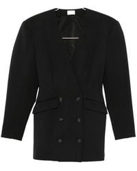 ANDAMANE - Alexis Double-Breasted Blazer - Lyst