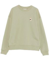 Maison Kitsuné - Fox Embroidery Sweatshirt - Lyst
