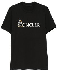 Moncler - Logo-Print Crew-Neck T-Shirt - Lyst