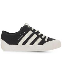 Y-3 - Nisi Lo Signature-Print Stripe-Detail Sneakers - Lyst