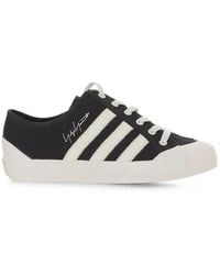 Y-3 - Nisi Lo Signature-Print Stripe-Detail Sneakers - Lyst