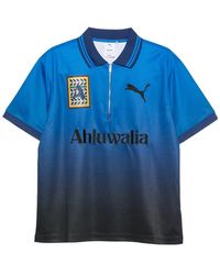 Puma X Ahluwalia - X Ahluwalia Zip-Up Polo Shirt - Lyst