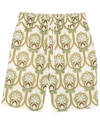 Drole de Monsieur - Print Camp Shorts - Lyst