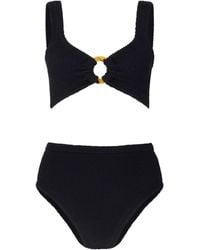 Hunza G - Nadine Seersucker Bikini Set - Lyst