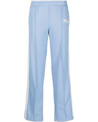 Sporty & Rich - Logo-embroidered Straight-leg Track Pants - Lyst