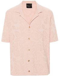 Roberto Collina - Patterned-Jacquard Cotton Shirt - Lyst