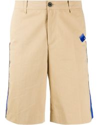 ADER error Side Stripe Bermuda Shorts - Natural