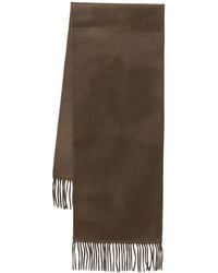The Dynamis Studio - Fringe Wool Scarf - Lyst