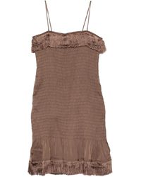 By Malene Birger - Valia Fringed Mini Dress - Lyst