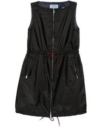 Prada - Robe Courte Sans Manches À Lien De Resserrage - Lyst