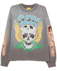 DIET STARTS MONDAY - Skull-Print Long-Sleeve T-Shirt - Lyst