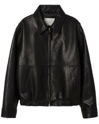 DUNST Oversized Vintage Leather Jacket in Black for Men | Lyst