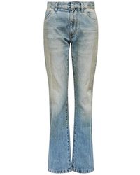 MM6 by Maison Margiela - Straight-Leg Five-Pocket Jeans - Lyst