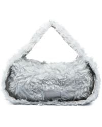 Filippa K - Round-Shape Faux-Fur Tote Bag - Lyst