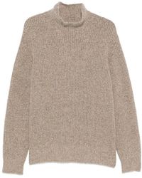 Roberto Collina - Ribbed-Knit High-Neck Sweater - Lyst