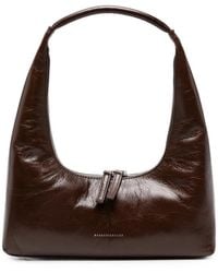Marge Sherwood - Logo-Detail Leather Shoulder Bag - Lyst
