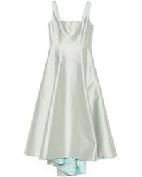 Fely Campo - Square-Neck Midi Dress - Lyst