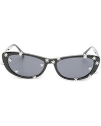 YVMIN - Flower-Embellished Cat-Eye Sunglasses - Lyst