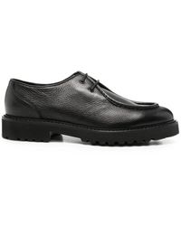 Doucal's - Grained Leather Derby Shoes - Lyst