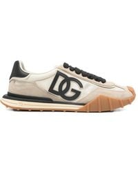Dolce & Gabbana - Sports Shoes With Logo - Lyst