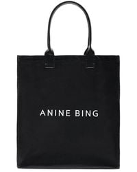 Anine Bing - Leonie Coated Canvas Tote - Lyst