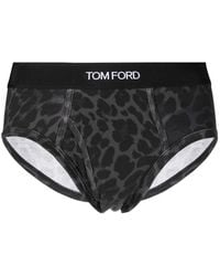 Tom Ford - Leopard Print Stretch Underwear - Lyst