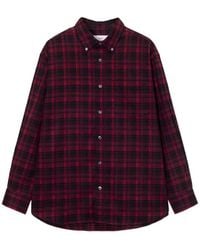 DUNST - Check-Pattern Shirt - Lyst