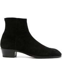 Lardini - 45Mm Suede Ankle Boots - Lyst