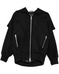 Simone Rocha - Crystal-Embellished Sailor-Collar Jacket - Lyst